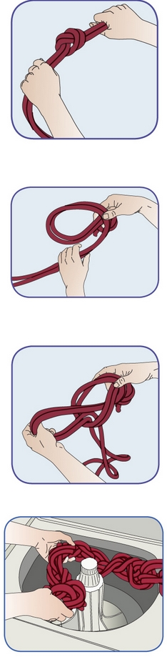 Как стирать альпинистскую веревку